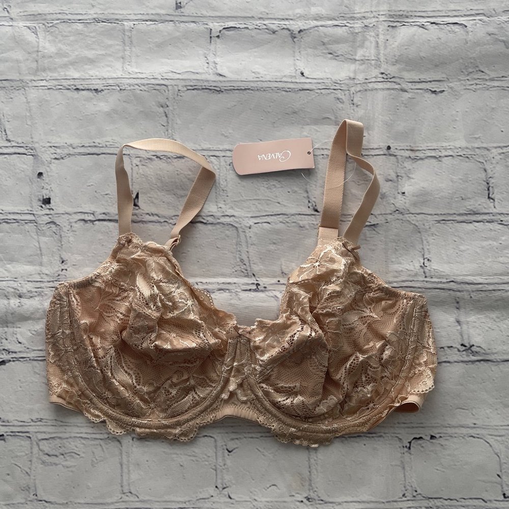 CALVENA Women's Full Figure Unlined Seamless Comfort Bra